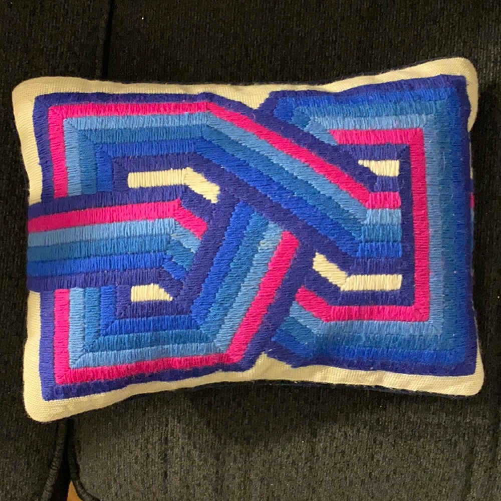 Jonathan Adler embroidered pillow
